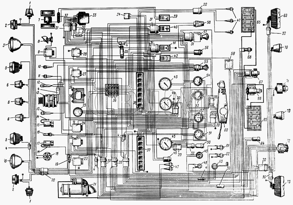 Электрическая схема ЗиЛКД - Форум владельцев и любителей ЗИЛ 