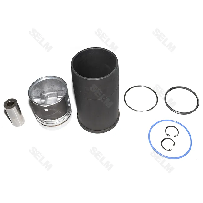 Гільзокомплект Д-245; Д-260 (п/к; 3-кан.) (вир-во Zlotecki; Польща) (ГП+палець d-38мм+кільця+ущільн.+кільця стоп.)