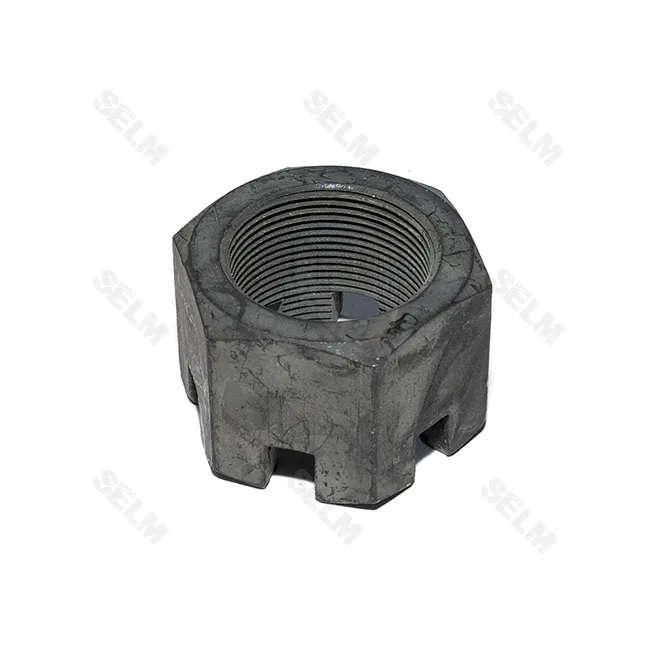 Гайка М33*1,5 реактивної штанги КамАЗ корончата (Н=34 мм)