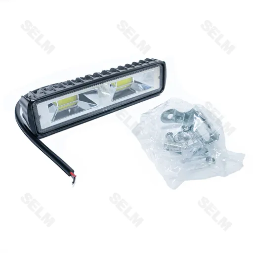 Фара LED прямокутна 48W 6000K (2 діоди) (15см х 4см х 2.5см) пластик. Корп. <ДК>