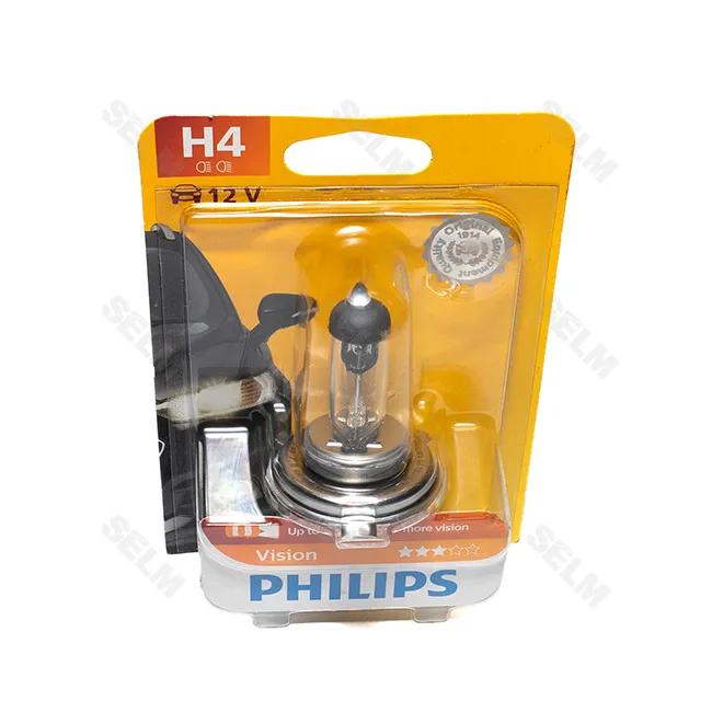 Лампа Н4 12В 60/55 Вт (P43t) Premium (вир-во Philips)