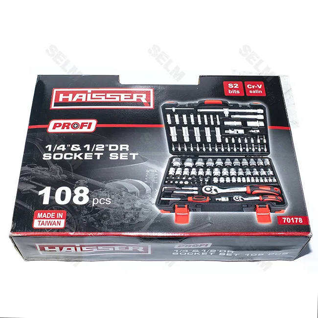 Набір інструментів 1/4 і 1/2 108 од. (вир-во HAISSER)