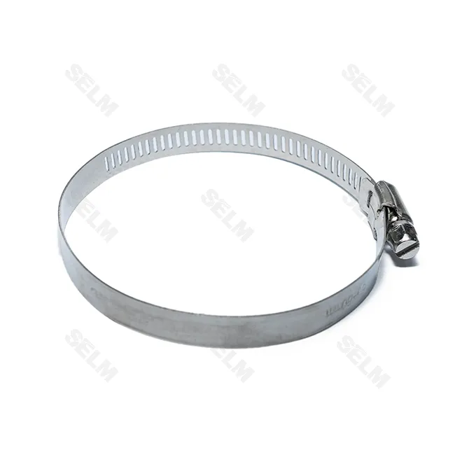 Хомут 60*80 затяжний (нержавійка)