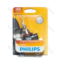 Лампа Н9 12V 65W PGJ19-5 STANDARD (blister 1шт) (вир-во Philips) | 12361B1 | СЕЛМ АГРО