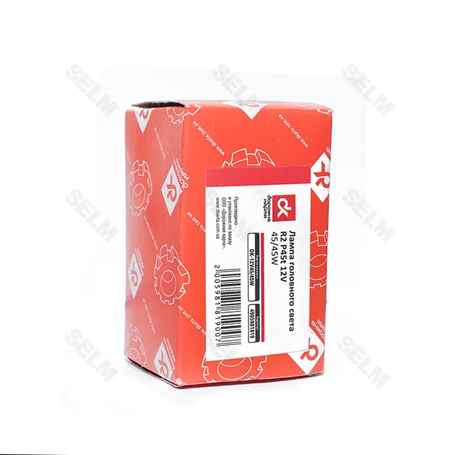 Лампа А12-45/45 Вт (P45t)  (круг) R2 (ДК)