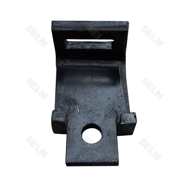 Кронштейн  кріплення стійки 50х8 32х10+50х12 М12 з упорами  (на стійку 32х10. Рама 50х12) KONGSKLIDE