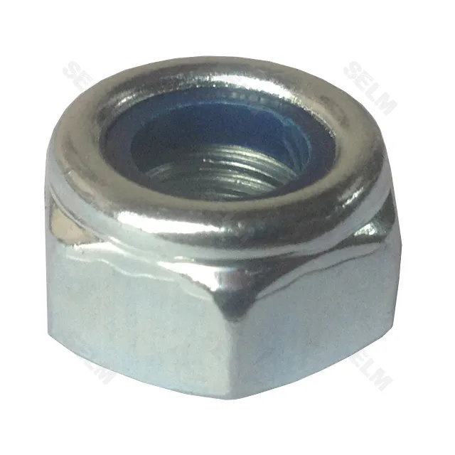 Гайка М10 DIN985 (Стопорне кільце)