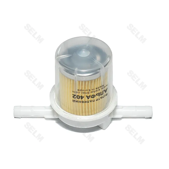Фільтр паливний тонкої очистки (з відстійником) ВАЗ 2101-07, 2108-099, 2121, Таврія (ALPHA FILTER)