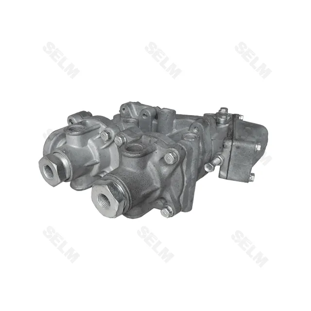 Кран гальмівний 2-секційний Т-150; К-700; ЗІЛ (під вим. гальмів)