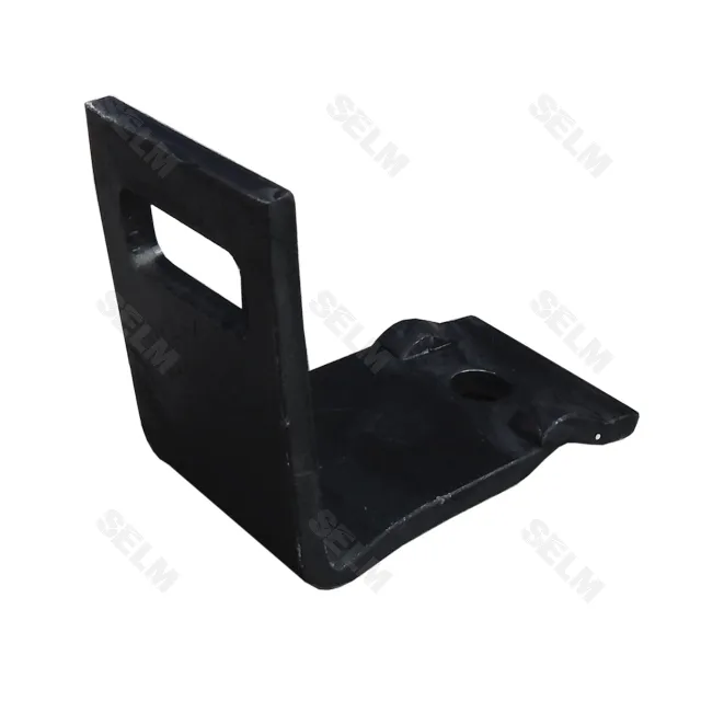 Кронштейн кріплення стійки 32х10+50х50  М12 (на стійку 32х10. Рама 50х50)