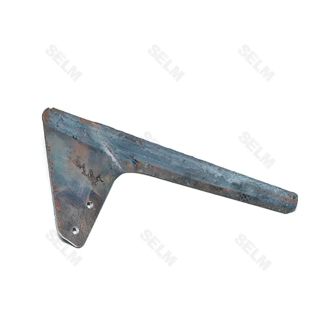 Лапа-бритва ліва КРН 270 мм з наплавкою Н.043.01.110-07 – борована сталь, підвищена зносостійкість