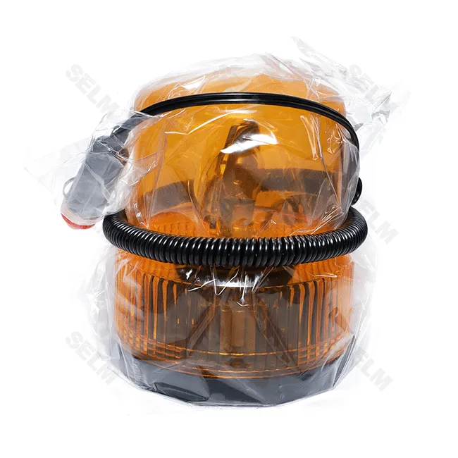 Маяк жовтий (мигалка) 12В (магніт., прикурювач) <ДК>