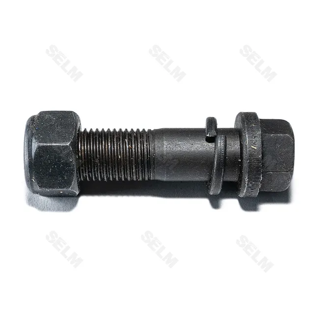 Болт М14*52 валу кард. мосту заднього (з гайкою і гров.) КамАЗ