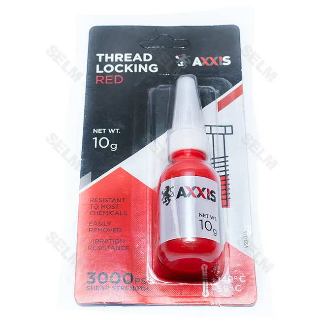 Фіксатор різьби червоний (10г) AXXIS