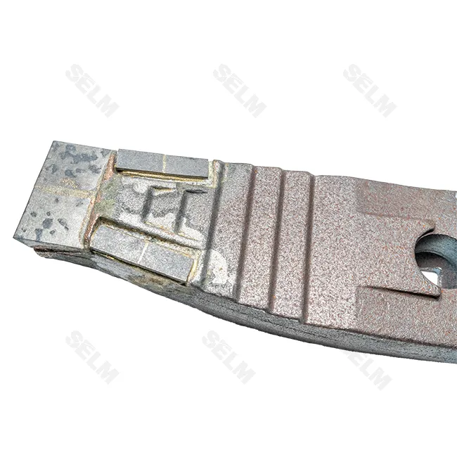 Долото культиватора HORSCH 80х20 мм з вольфрам карбідовою напайкою, Артикул - 00311069-TT 2 отвори