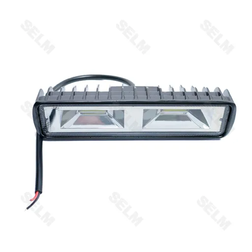 Фара LED прямокутна 48W 6000K (2 діоди) (15см х 4см х 2.5см) пластик. Корп. <ДК>