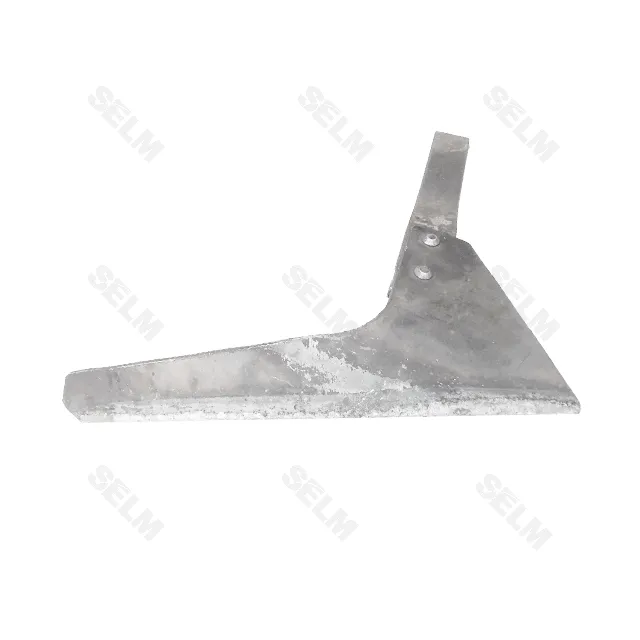 Лапа-бритва права КРН зі стійкою 270 мм з наплавкою Н.043.01.170-03 – борована сталь