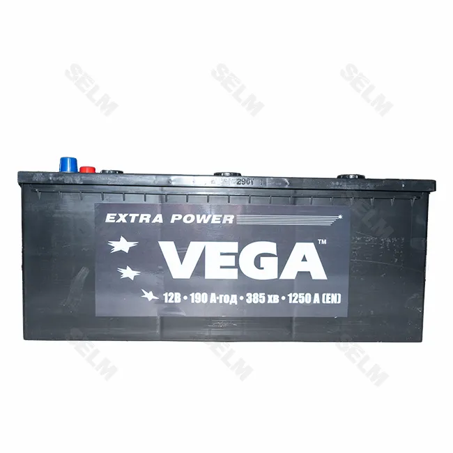 Акумулятор 6СТ-190 Аз VEGA (вир-во WESTA) (1250 Ам/ч)