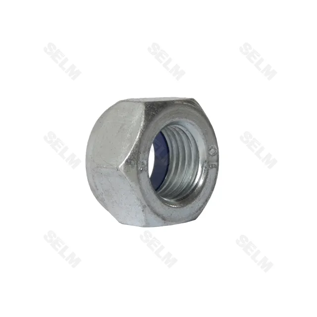 Гайка М14 DIN985 (зі стопорним кільцем)