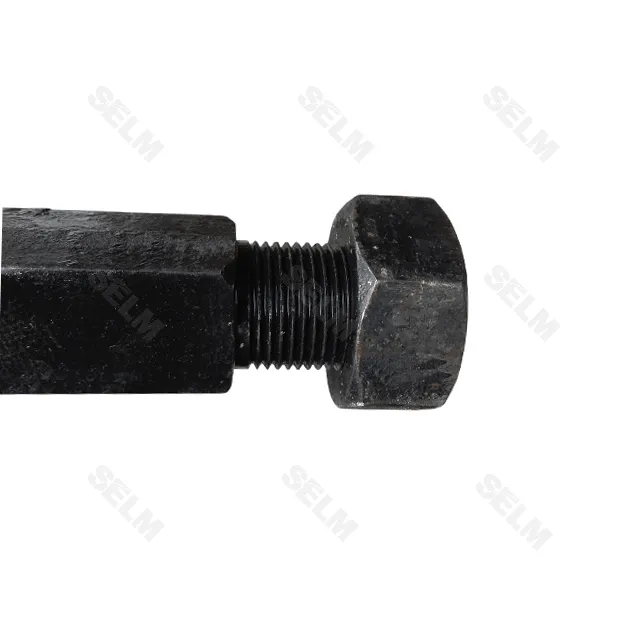 Вал квадратний 40*40  L= 2470 з гайками з обох сторін М38 в зборі GREGOIRE BESSON