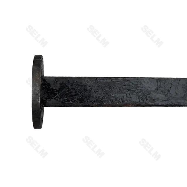 Вал квадратний 40*40 L= 2825 з однієї сторони гайка М38 в зборі з іншої фланец GREGOIRE BESSON