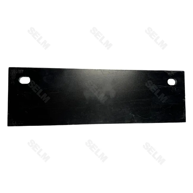 Ніж катка подрібнювача 125*400*8 2 отв - SMART PART
