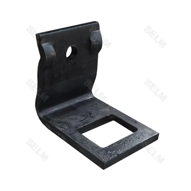 Кронштейн кріплення стійки 70х8 45х12+45х10-50х50 М12 (на стійку 45х12, Рама 50х50)