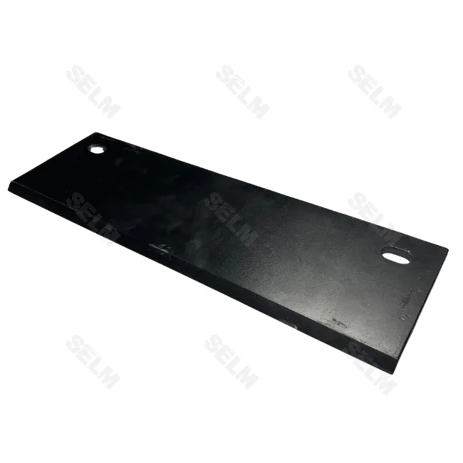 Ніж катка подрібнювача 125*400*8 2 отв - SMART PART