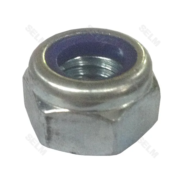 Гайка М14 DIN985 (зі стопорним кільцем)