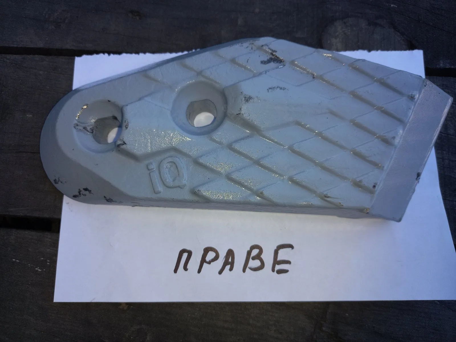 Долото праве Hardface - Diamant Marathon KUHN