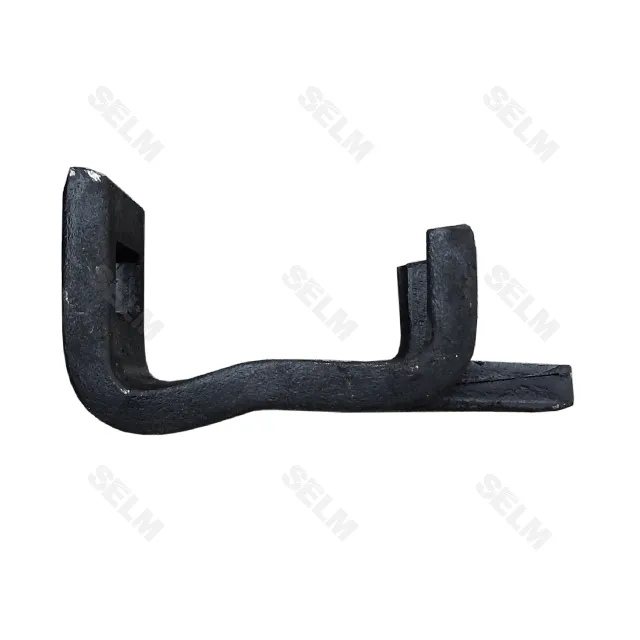 Кронштейн  кріплення стійки 50х8 32х10+50х12 М12 з упорами  (на стійку 32х10. Рама 50х12) KONGSKLIDE