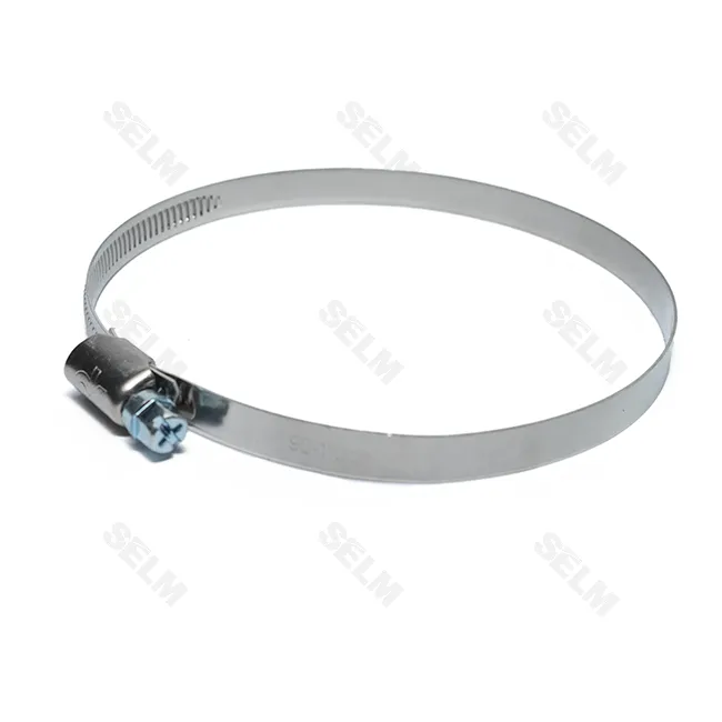 Хомут 90*110 затяжний (нержавійка)