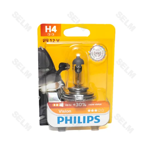 Лампа Н4 12В 60/55 Вт (P43t) Premium (вир-во Philips)