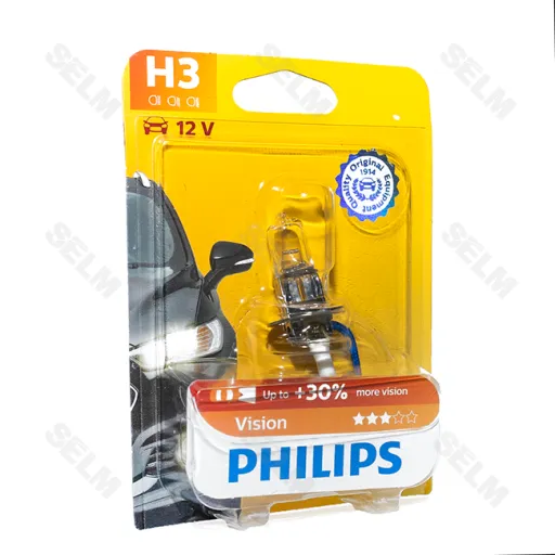 Лампа Н3 12V 55W з проводком (PK22s) (вир-во Philips)