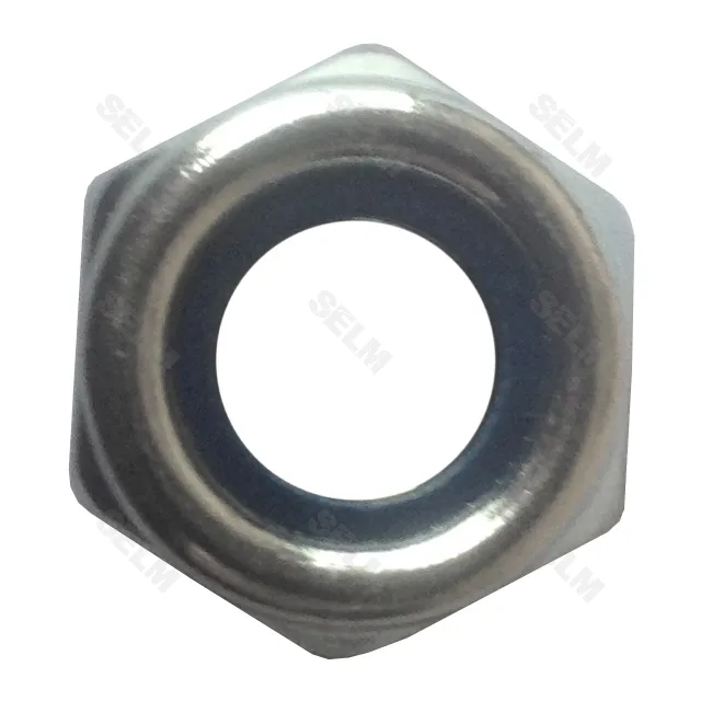 Гайка М10 DIN985 (Стопорне кільце)