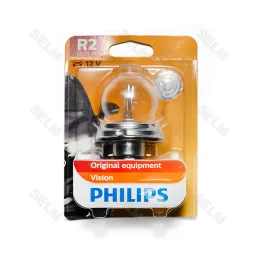 Лампа А12-45/45 Вт (P45t)  (круг) R2 (1 шт.; blister) (вир-во Philips) | 12В-45, 45 Вт (12620B1) | СЕЛМ АГРО
