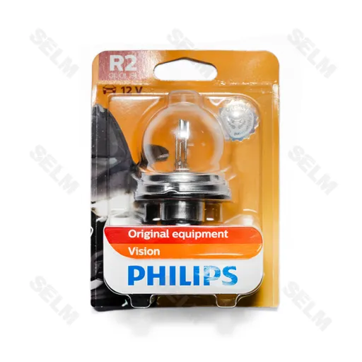 Лампа А12-45/45 Вт (P45t)  (круг) R2 (1 шт.; blister) (вир-во Philips)