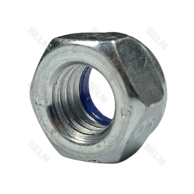 Гайка М14-2.0 DIN985 8.0  ( стоп.кіль. )  (цинкове покриття)