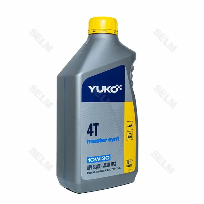 Масло для 4-х тактних двигунів MASTER SYNT 4T 10W-30  1л.  каністра пласт. - YUKO