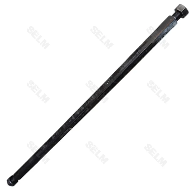 Вал квадратний 40*40  L= 2470 з гайками з обох сторін М38 в зборі GREGOIRE BESSON