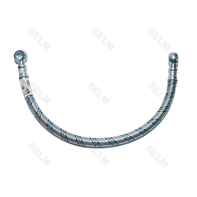 Трубка паливна низького тиску в мет. оплітці (d-14; L=450мм)