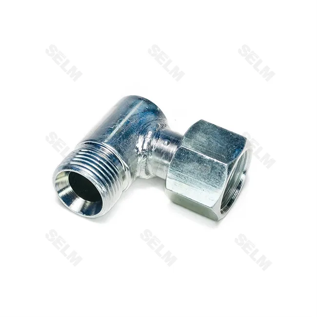 Штуцер Г24 М20*1,5*М20 (кутовий з гайкою)