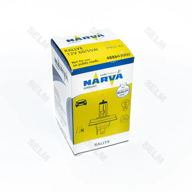 Лампа 12В 60/55 Вт (P45t)  (круг) NARVA