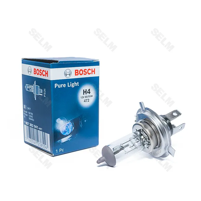 Лампа Н4 12В 60/55 Вт (P43t) (вир-во Bosch)