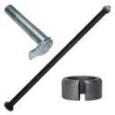 Пальці, вали, втулки борони