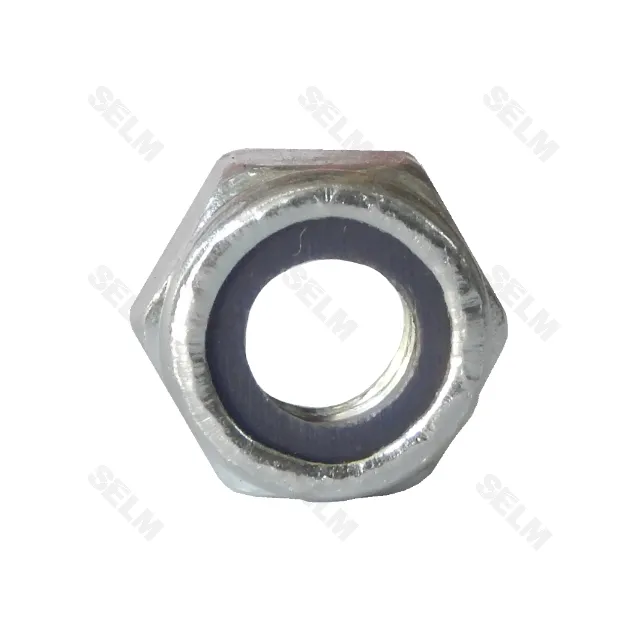 Гайка М6 DIN985 (Стопорне кільце)