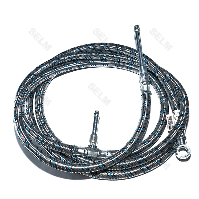 Паливопровід низького тиску (3 штуцера) МТЗ (в опльотці)