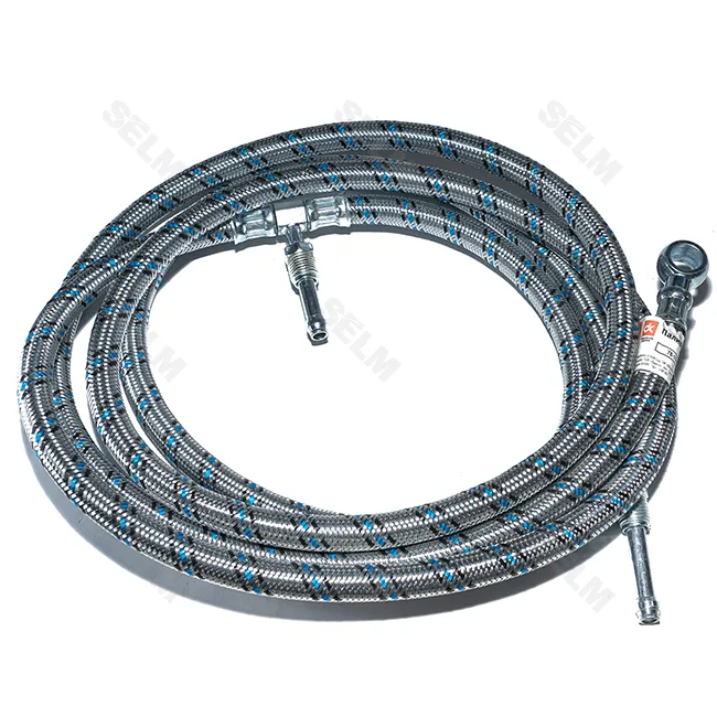 Паливопровід низького тиску (3 штуцера) МТЗ (в опльотці)