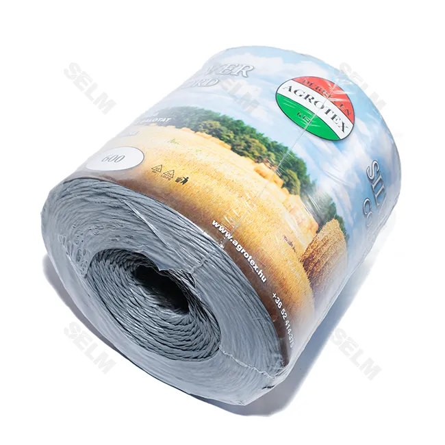 Шпагат поліпропілен.1666 Текс (600 м/кг; 3000 м) (бухта 5 кг) AGROTEX (сірий)