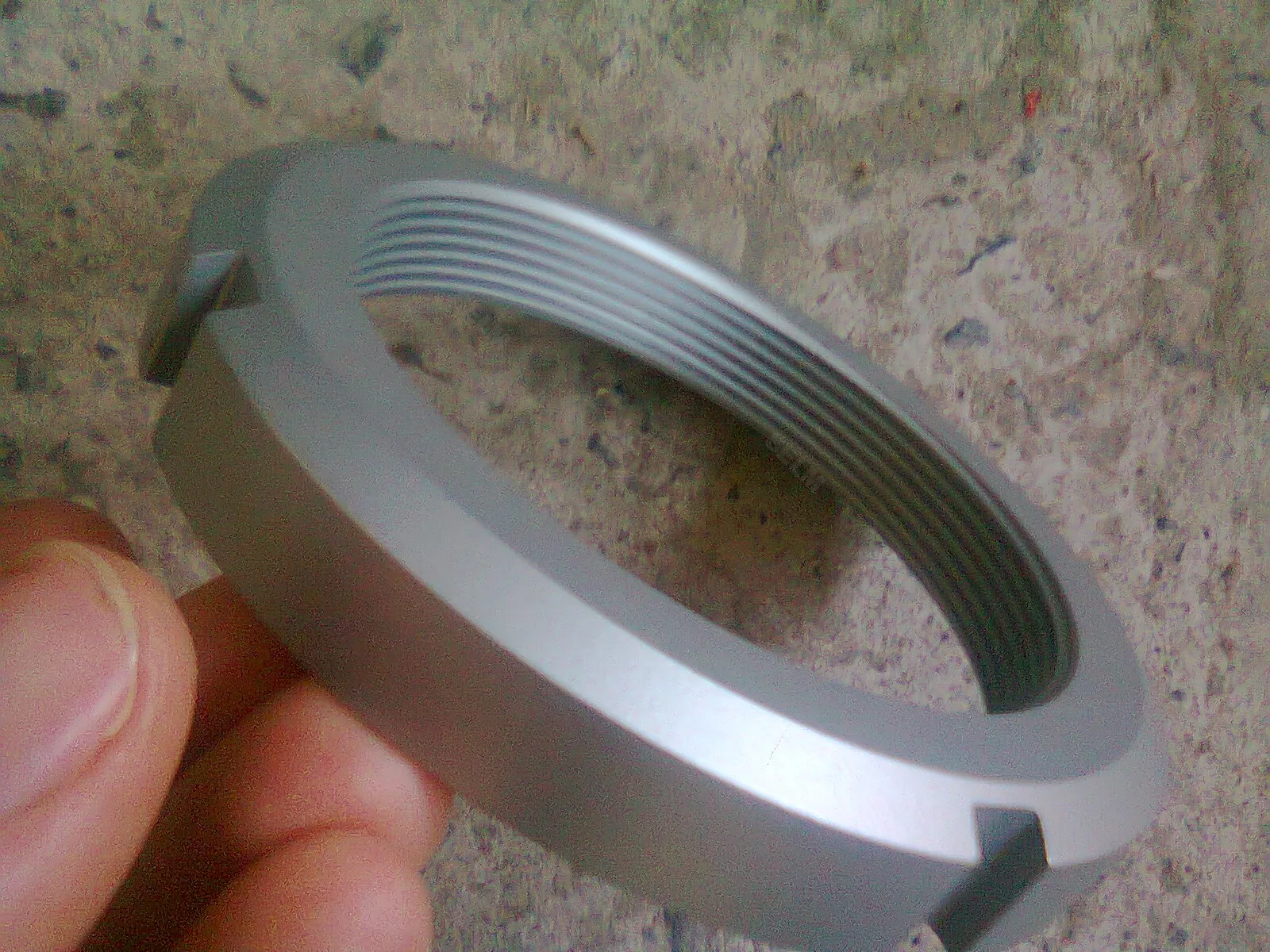 Гайка шліцева М80x2 KM16 Z LEMKEN ГОСТ 11871-88, DIN 981